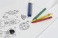 RPET nákupní taška na vybarvení bílá s potiskem loga - foto 6