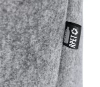 RPET nákupní taška šedá s potiskem loga - foto 4