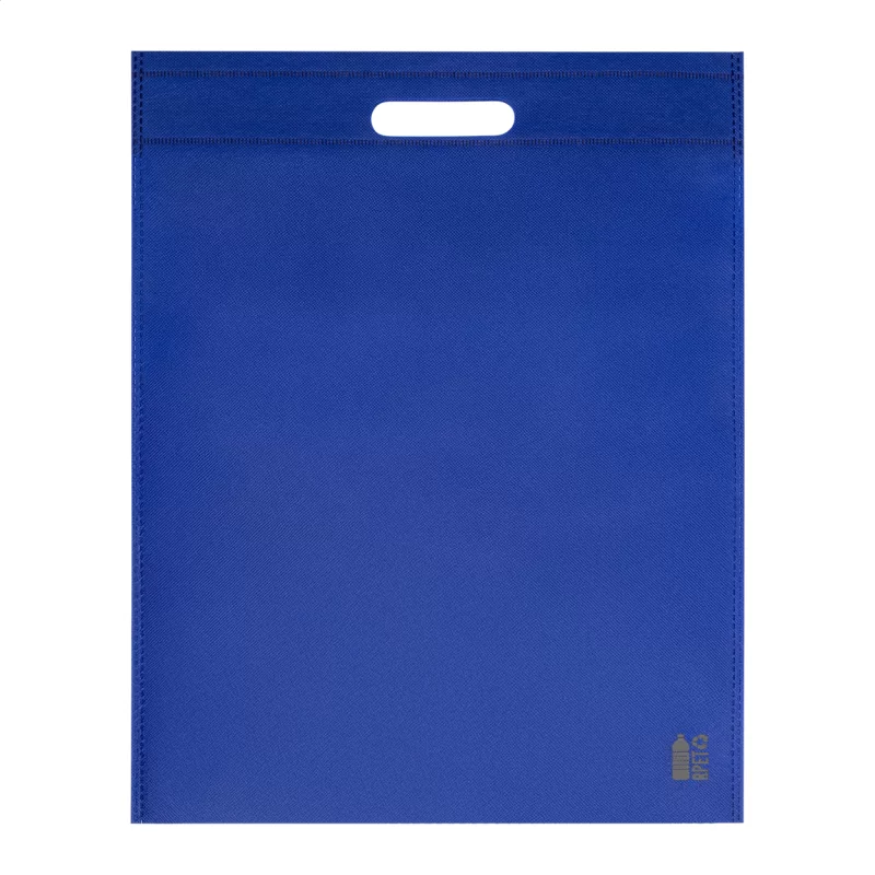 RPET nákupní taška tmavě modrá — reklamní předmět s vlastním potiskem RPET nákupní taška tmavě modrá s potiskem loga