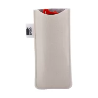 RPET obal na sluneční brýle na zakázku bílá s potiskem loga - foto 13