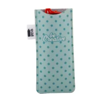 RPET obal na sluneční brýle na zakázku bílá s potiskem loga - foto 7