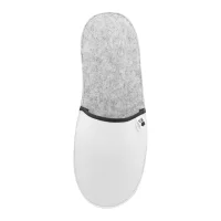 RPET pantofle na zakázku bílá s potiskem loga - foto 2