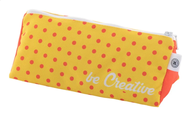 RPET penál na zakázku bílá s potiskem loga