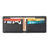 RPET peněženka černá s potiskem loga - foto 5