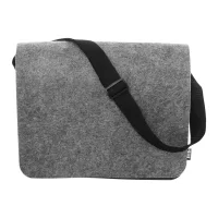 RPET plstěná brašna šedá s potiskem loga - foto 2