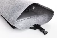 RPET plstěný batoh šedá s potiskem loga - foto 8