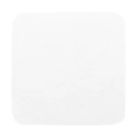 RPET plstěný podtácek, kruh bílá s potiskem loga - foto 3