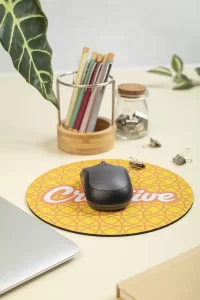 RPET podložka pod myš bílá s potiskem loga - foto 7