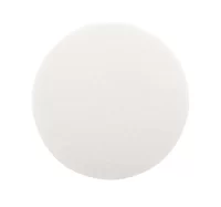 RPET podtácek z filcu, kruh bílá s potiskem loga - foto 2