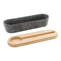 RPET poudro na pera šedá s potiskem loga - foto 4