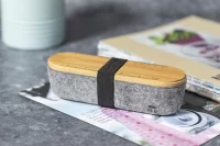 RPET poudro na pera šedá s potiskem loga - foto 5