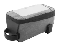 RPET pouzdro na mobil na kolo šedá s potiskem loga - foto 2