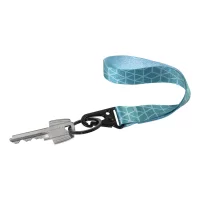 RPET přívěšek na klíče na zakázku černá s potiskem loga - foto 2