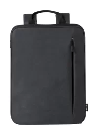 RPET rozšiřitelný batoh černá s potiskem loga - foto 2