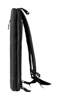 RPET rozšiřitelný batoh černá s potiskem loga - foto 4