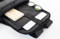 RPET rozšiřitelný batoh černá s potiskem loga - foto 6