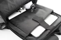 RPET rozšiřitelný batoh šedá s potiskem loga - foto 5