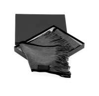 RPET šála šedá s potiskem loga - foto 2