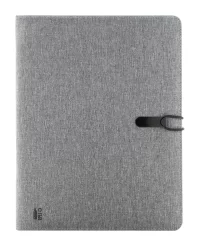 RPET sloha na dokumenty popelavě šedý s potiskem loga