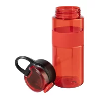 RPET sportovní láhev červená s potiskem loga - foto 4