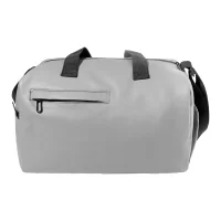 RPET sportovní taška popelavě šedý s potiskem loga - foto 4