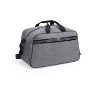 RPET sportovní taška šedá s potiskem loga - foto 2