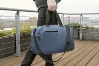 RPET sportovní taška tmavě modrá s potiskem loga - foto 5