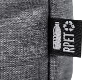 RPET taška na dokumenty popelavě šedý s potiskem loga - foto 4