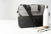 RPET taška na dokumenty šedá s potiskem loga - foto 6