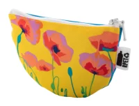 RPET taštička na zakázku bílá s potiskem loga