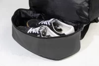 RPET vak se stahovací šňůrkou šedá s potiskem loga - foto 4