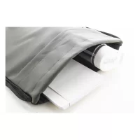 RPET vak se stahovací šňůrkou zelená s potiskem loga - foto 4