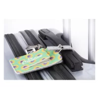 RPET visačka na zakázku na zavazadla bílá s potiskem loga - foto 8