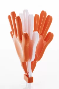 RPP fandící ruka oranžová s potiskem loga - foto 3