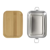 RSS box na jídlo stříbrná s potiskem loga - foto 4