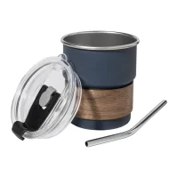 RSS cestovní hrnek tmavě modrá s potiskem loga - foto 2