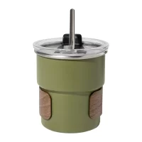 RSS cestovní hrnek zelená s potiskem loga - foto 3