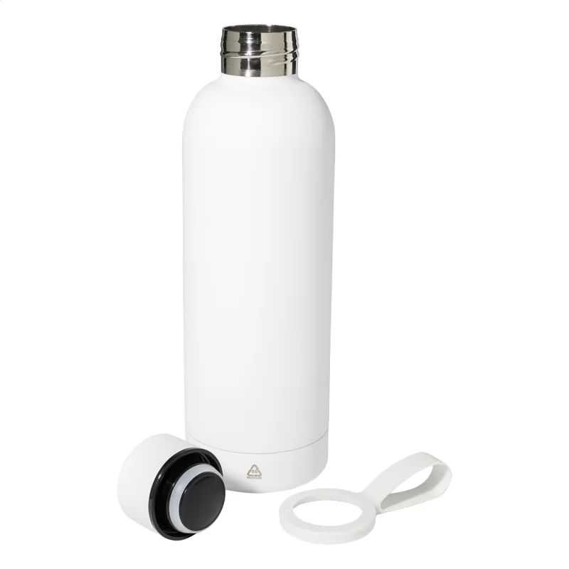 RSS izolovaná láhev bílá s potiskem loga - foto 2