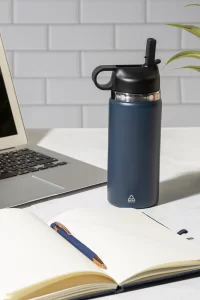 RSS izolovaná láhev tmavě modrá s potiskem loga - foto 3