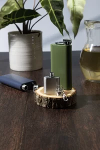 RSS přívěšek na klíče s butylkou stříbrná s potiskem loga - foto 6