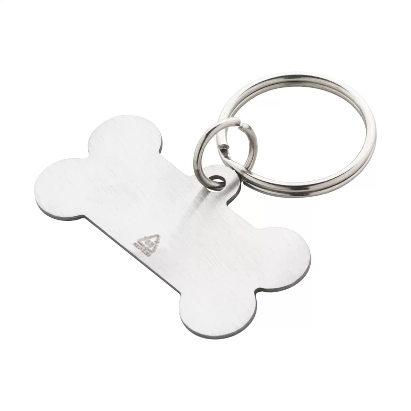 RSS psí známka stříbrná s potiskem loga