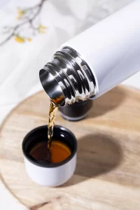 RSS termoska bílá s potiskem loga - foto 5