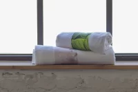 ručník se sublimačním potiskem bílá s potiskem loga - foto 3