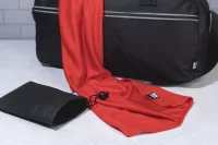 ručník z RPET červená s potiskem loga - foto 6