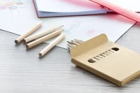 sada 12 pastelek přírodní s potiskem loga - foto 3