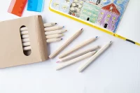 sada 12 pastelek přírodní s potiskem loga - foto 4