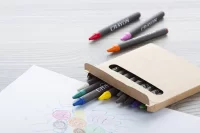 sada 12 voskovek černá s potiskem loga - foto 7