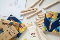 sada 4 pastelek na zakázku přírodní s potiskem loga - foto 5