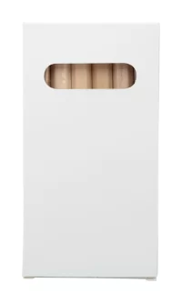 sada 6 ks pastelek na zakázku bílá s potiskem loga - foto 2