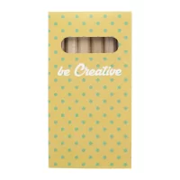 sada 6 ks pastelek na zakázku bílá s potiskem loga - foto 5